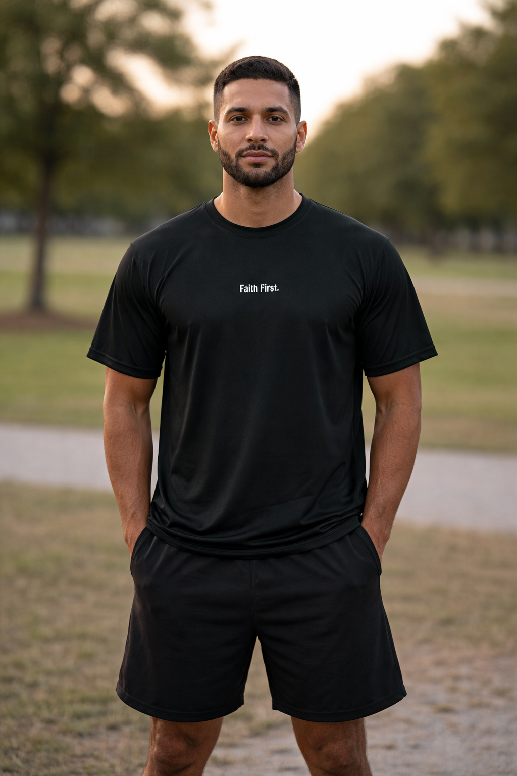 Faith First Performance T‑Shirt — Philippians 4:13