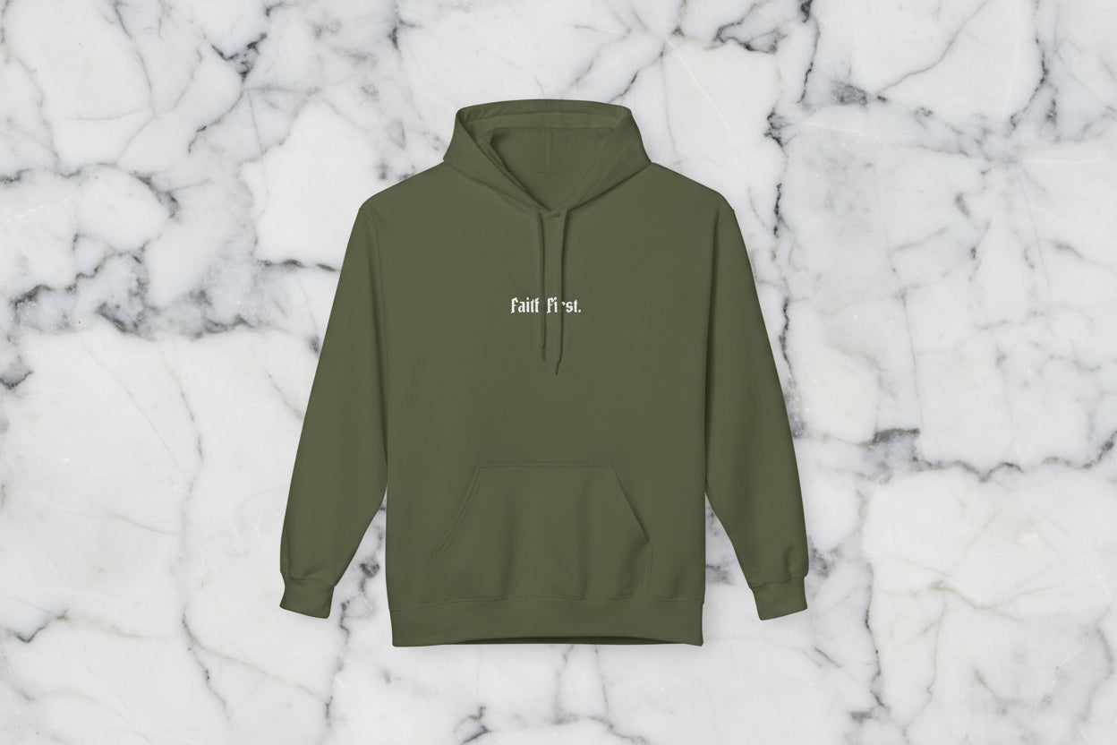 Faith First Hoodie — Philippians 4:13