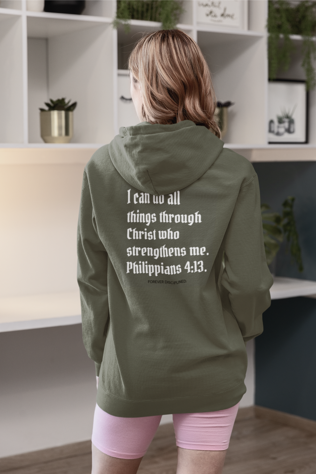 Faith First Hoodie — Philippians 4:13